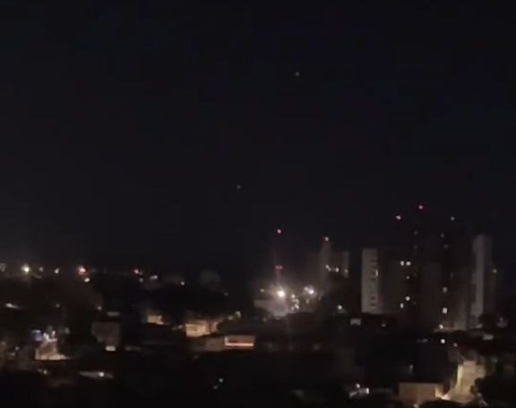 luzes no céu