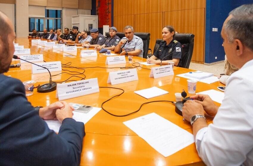 Prefeito Marcelo Lima se reúne com forças de segurança e define calendário de operações