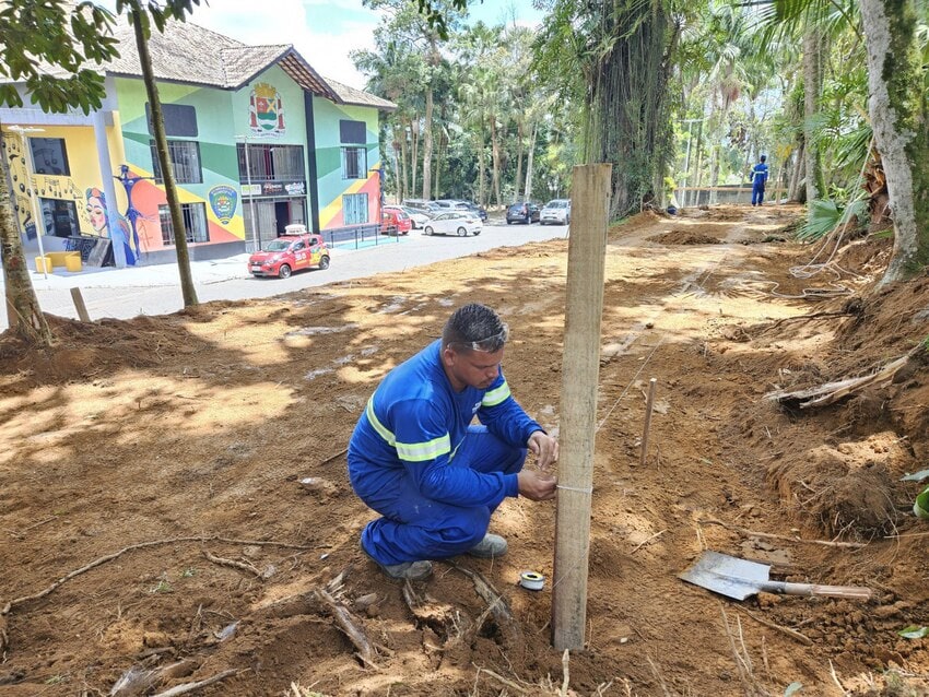 Ribeirão Pires inicia instalação de deck no Parque Luiz Carlos Grecco