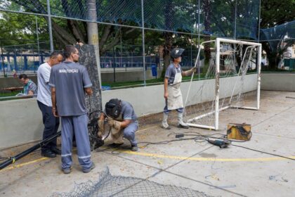 Prefeitura de São Caetano revitaliza as quadras do Chico Mendes dentro do Programa São Caetano Cidade Linda