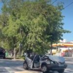acidente na avenida Prestes maia, em Santo André