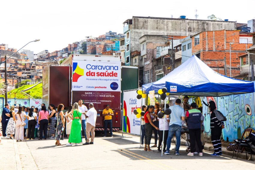 Ação da Caravana da Saúde leva serviços gratuitos e prevenção à população de São Bernardo