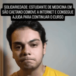 Solidariedade: estudante de medicina em são caetano comove a internet e consegue ajuda para continuar o curso