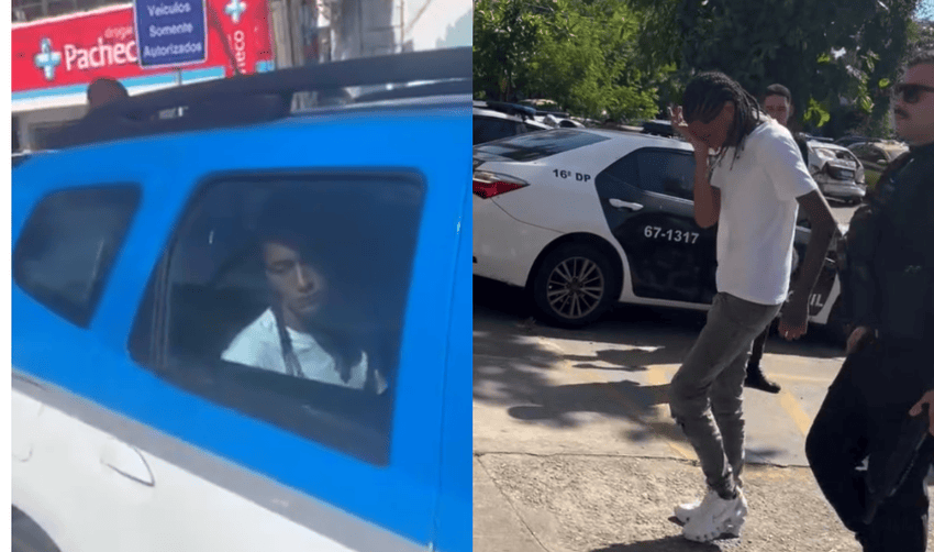 Rapper Oruam é preso na Barra da Tijuca, no Rio de Janeiro
