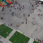Paço Municipal lotado neste domingo de calor em São Bernardo