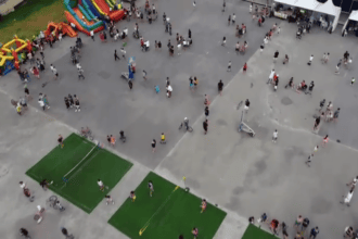 Paço Municipal lotado neste domingo de calor em São Bernardo