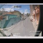 Motociclista de app com moto irregular bate na frente de ônibus em São Bernardo