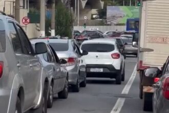 Trânsito em São Bernardo: manhã de quinta-feira com lentidão