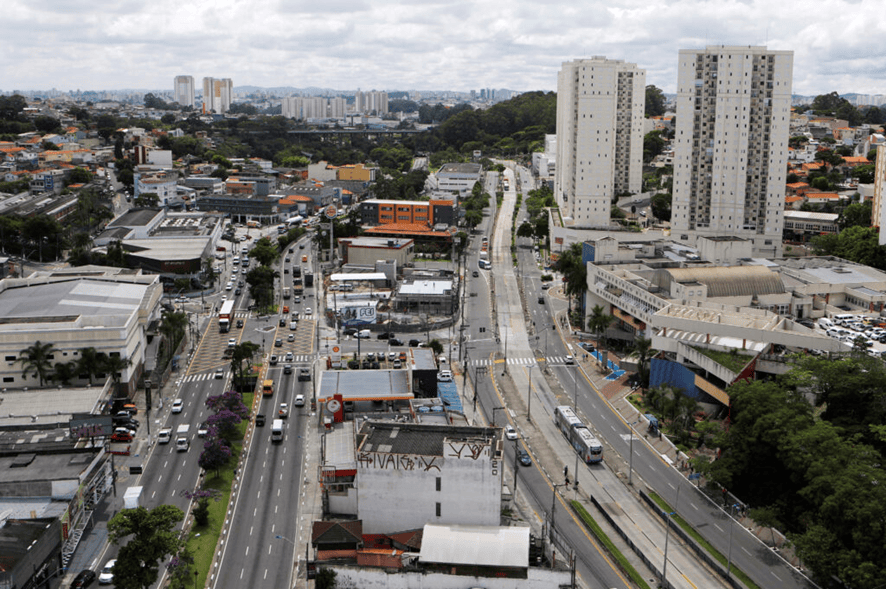 vista aérea de diadema