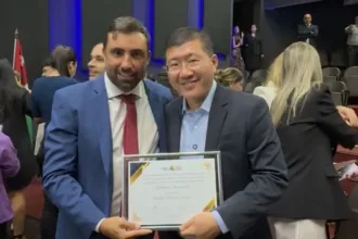 Taka Yamauchi recebe título de Cidadão Ribeirão-Pirense