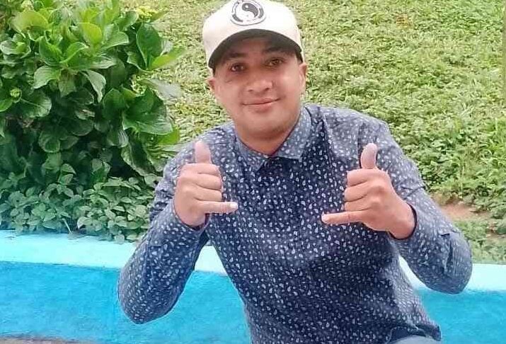 Motociclista , identificado como Bruno de Oliveira Santos