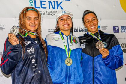 Ana Julia Amaral, de São Caetano, é ouro no Troféu Maria Lenk de Natação e garante vaga no Mundial Juvenil da Romênia