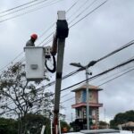 Avenida Prefeito Valdírio Prisco recebe novos postes de iluminação LED
