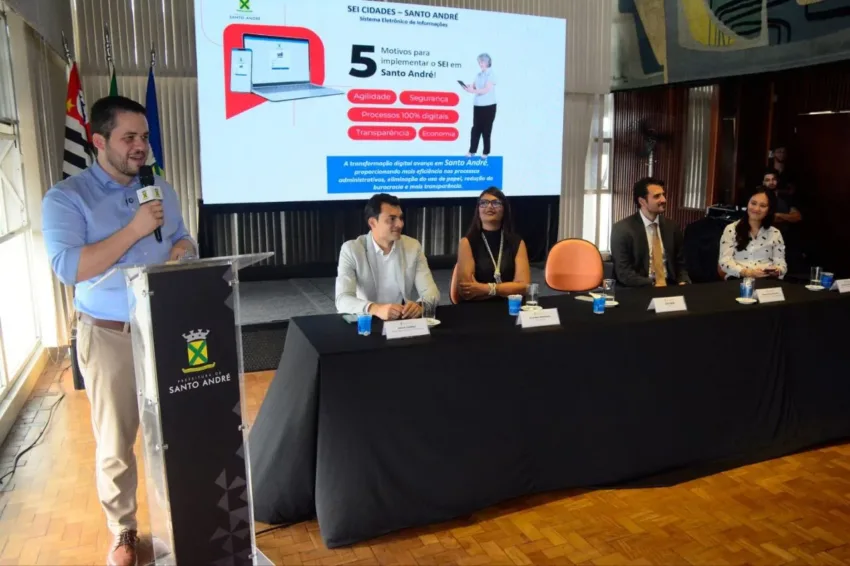 Prefeitura de Santo André digitaliza processos administrativos internos e elimina uso de papel