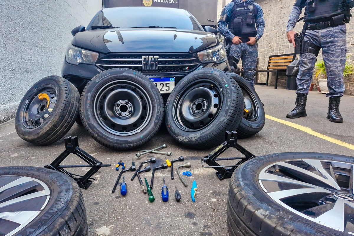 GCM de São Caetano prende trio por furto de estepes 