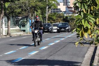 Santo André expande Faixa Azul para motociclistas