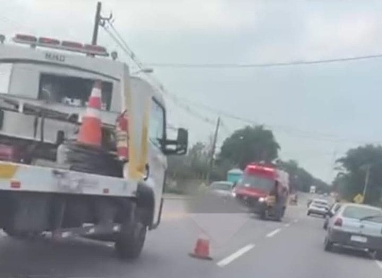 Idoso foi atropelado e morreu na Índio Tibiriçá, divisa dos bairros Ouro Fino e Palmeiras 