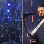 Sertanejo Marrone cai do palco, bate a cabeça e é internado
