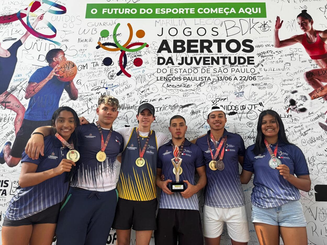 São Bernardo conquista 17 medalhas na Etapa Final dos Jogos Abertos da Juventude