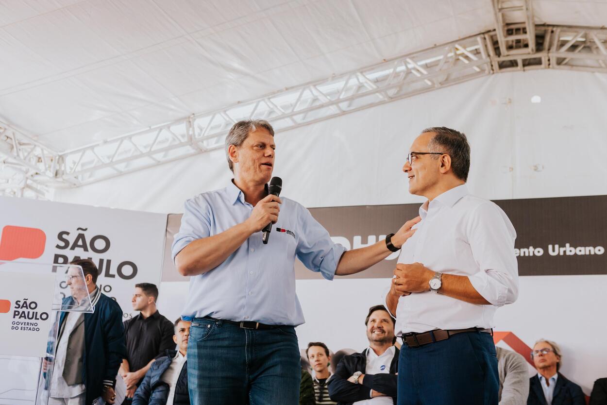 Tarcísio de Freitas e Marcelo Lima