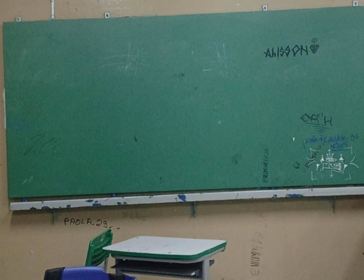 Escola estadual no Jardim da Represa em São Bernardo fica sem diretor e é vandalizada