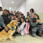 Projeto leva cães da GCM de Ribeirão Pires para ações educativas nas escolas