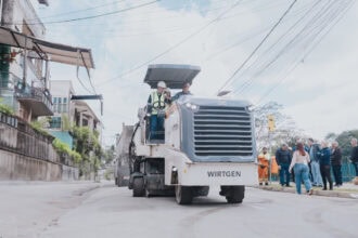 Programa de recapeamento asfáltico de São Bernardo a chega na Vila Feliz
