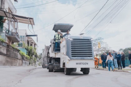 Programa de recapeamento asfáltico de São Bernardo a chega na Vila Feliz