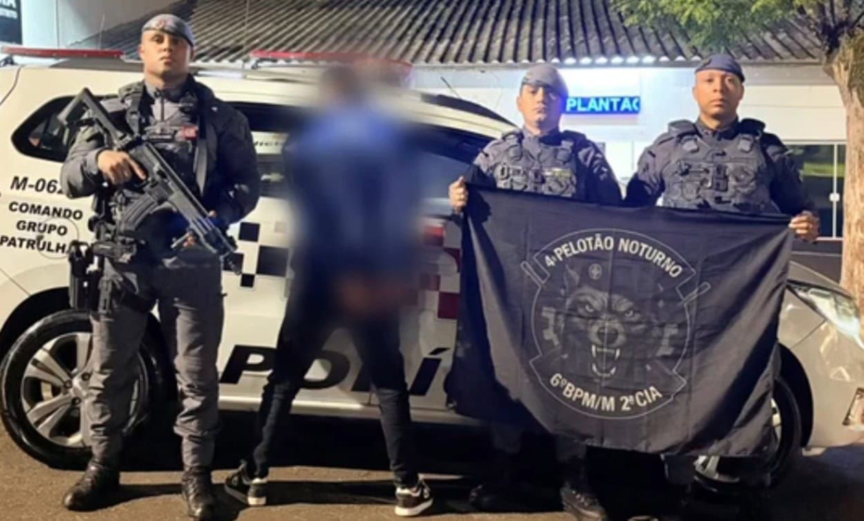 Condenado a 6 anos de prisão por roubo é recapturado pela PM em São Bernardo