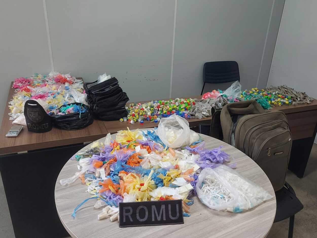 GCM de Santo André apreende mais de 5 mil pacotes de drogas no bairro Cata Preta