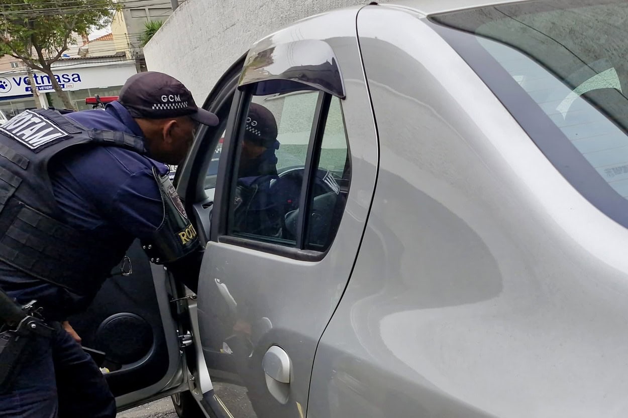 GCM de São Caetano prende criminoso por adulteração de sinal identificador de veículo