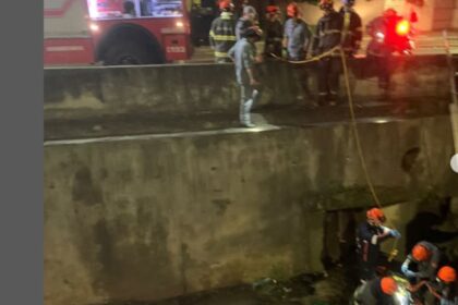 Polícia investiga colisão de motos que causou queda de piloto e garupa em rio de Sto.André