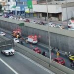 Em Santo André, motociclista morre em acidente na avenida Perimetral