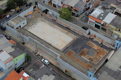Santo André acelera reforma de piscina no bairro Santa Teresinha
