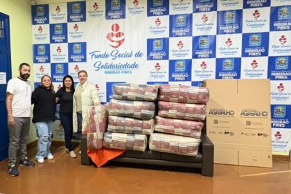 Fundo Social de Ribeirão Pires recebe 250 cobertores do Estado para reforçar Campanha do Agasalho 2025
