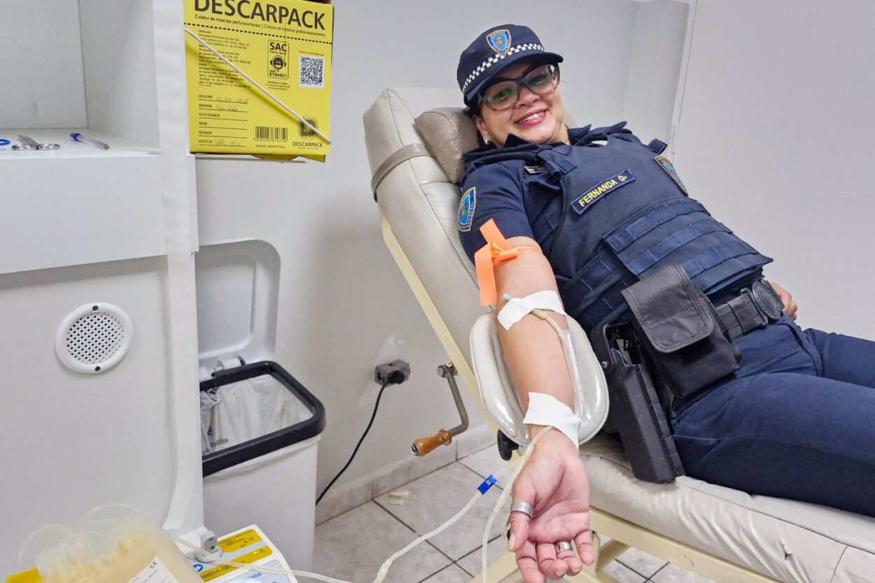 Forte adesão da tropa leva GCM de São Caetano a prorrogar Campanha Sangue Azul Marinho