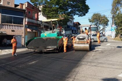 Programa Asfalto Novo avança em Diadema