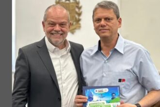 Tite Campanella e Tarcísio de Freitas Fortalecem Laços por São Caetano