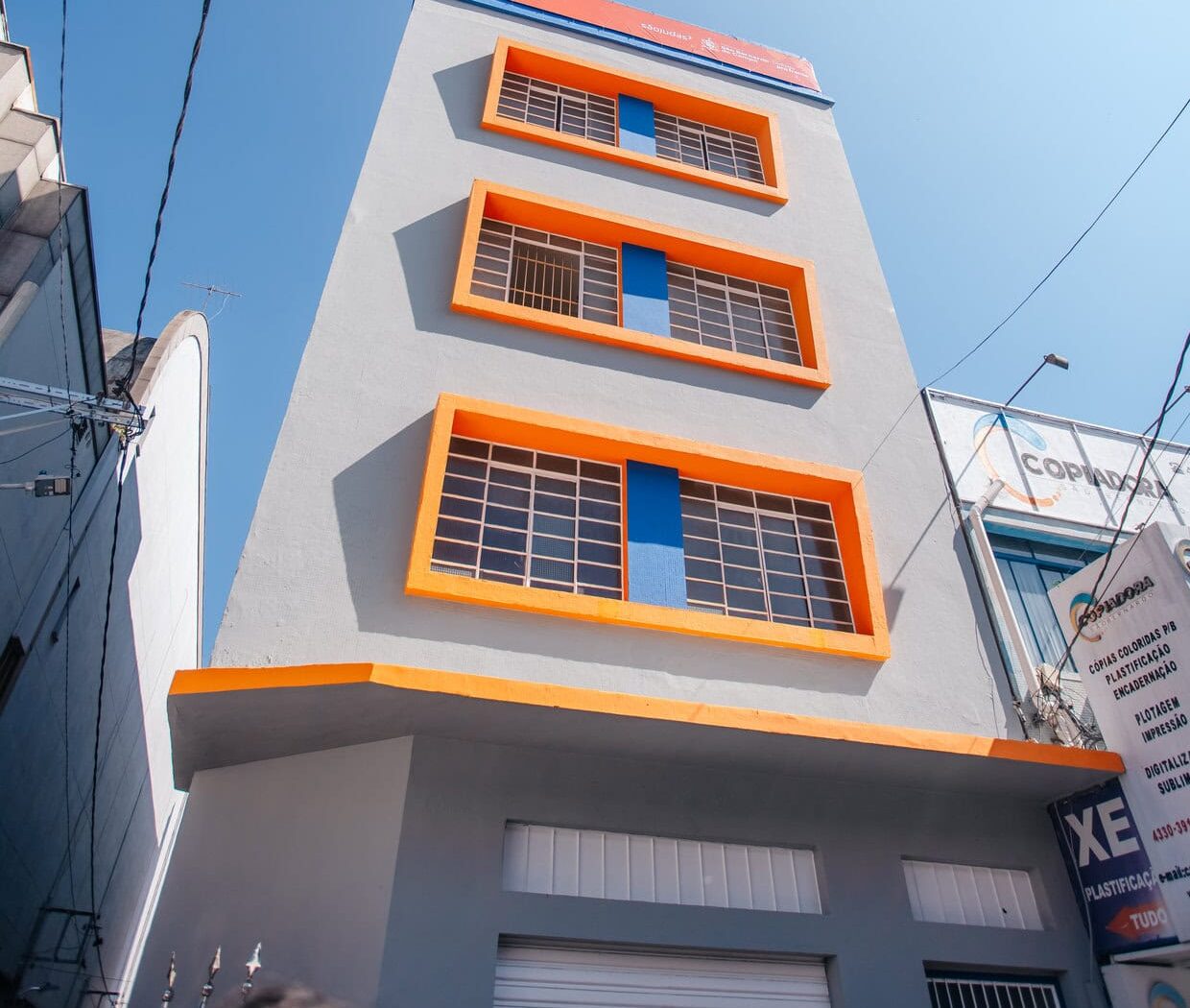 Faculdade Municipal fica na rua Marechal Deodoro, principal centro comercial de São Bernardo
