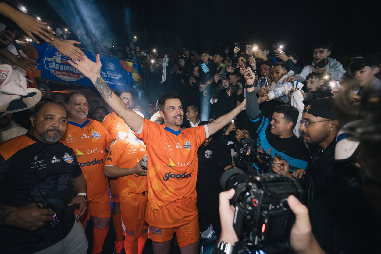 Com presença de Falcão e outros craques, abertura da Copa SBC registra 7.000 pessoas