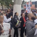 Paço de SBC se diz surpreso com protesto de servidores da Saúde pois mantinha negociação. Foto: Gislayne Jacinto