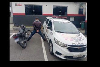 PM prende em S.Bernardo indivíduo por receptação e recupera moto roubada em Diadema