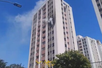 Incêndio atinge apartamento na divida de Diadema e SP