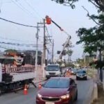 São Bernardo registra 51% dos clientes sem energia e 70% dos semáforos apresentam falhas