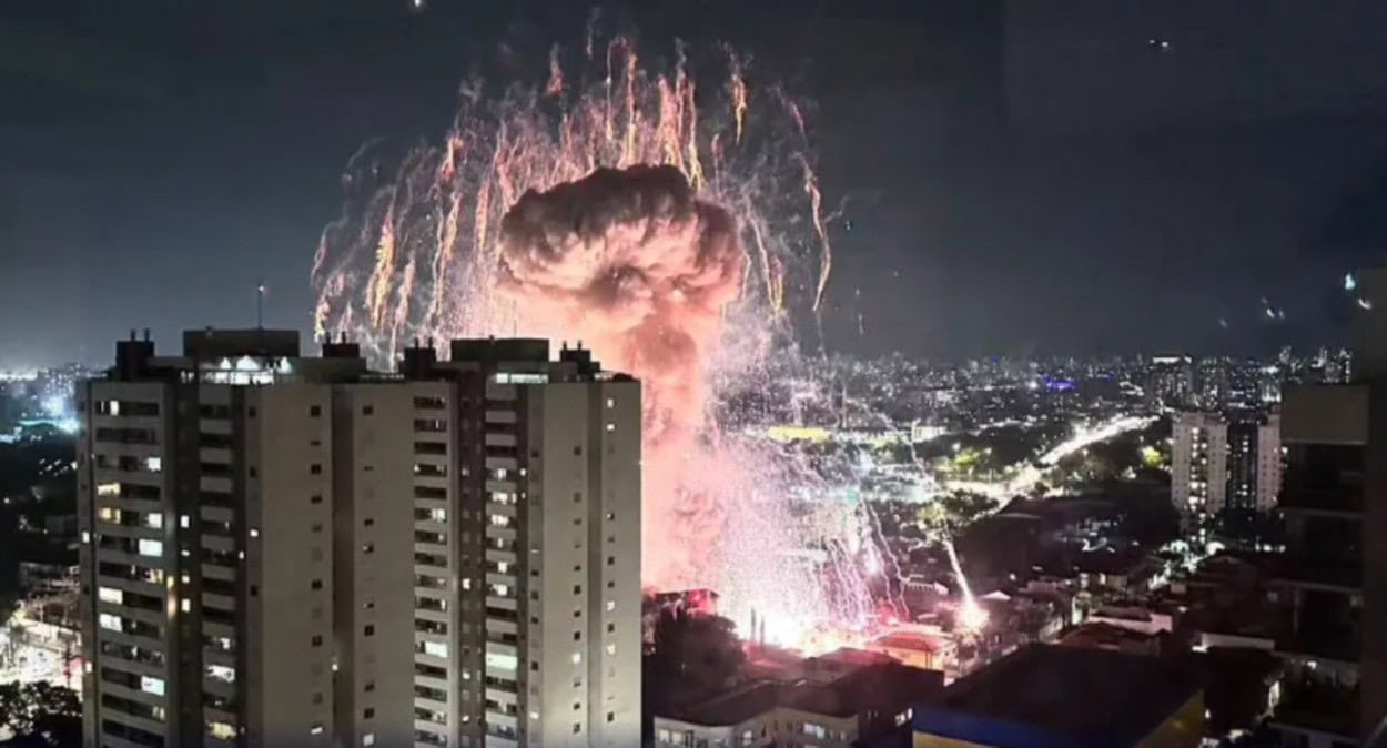 Forte explosão em depósito de fogos no Tatuapé assusta moradores e danifica imóveis