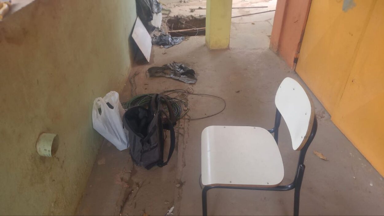 Homem foi flagrado por câmeras e preso no Eldorado, Diadema