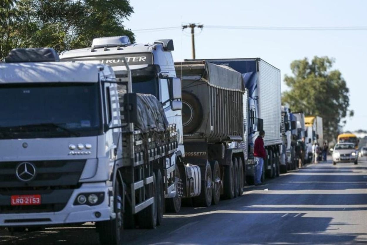 Última grande greve dos caminhoneiros, ocorrida em 2018 durante o governo Michel Temer (MDB), durou 10 dias. 