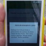 Alerta de temporal surpreende morador de São Bernardo ao ser emitido por máquina de cartão