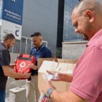 SAMU de São Caetano recebe doação de bolsas e mochilas para resgate do Hospital São Luiz