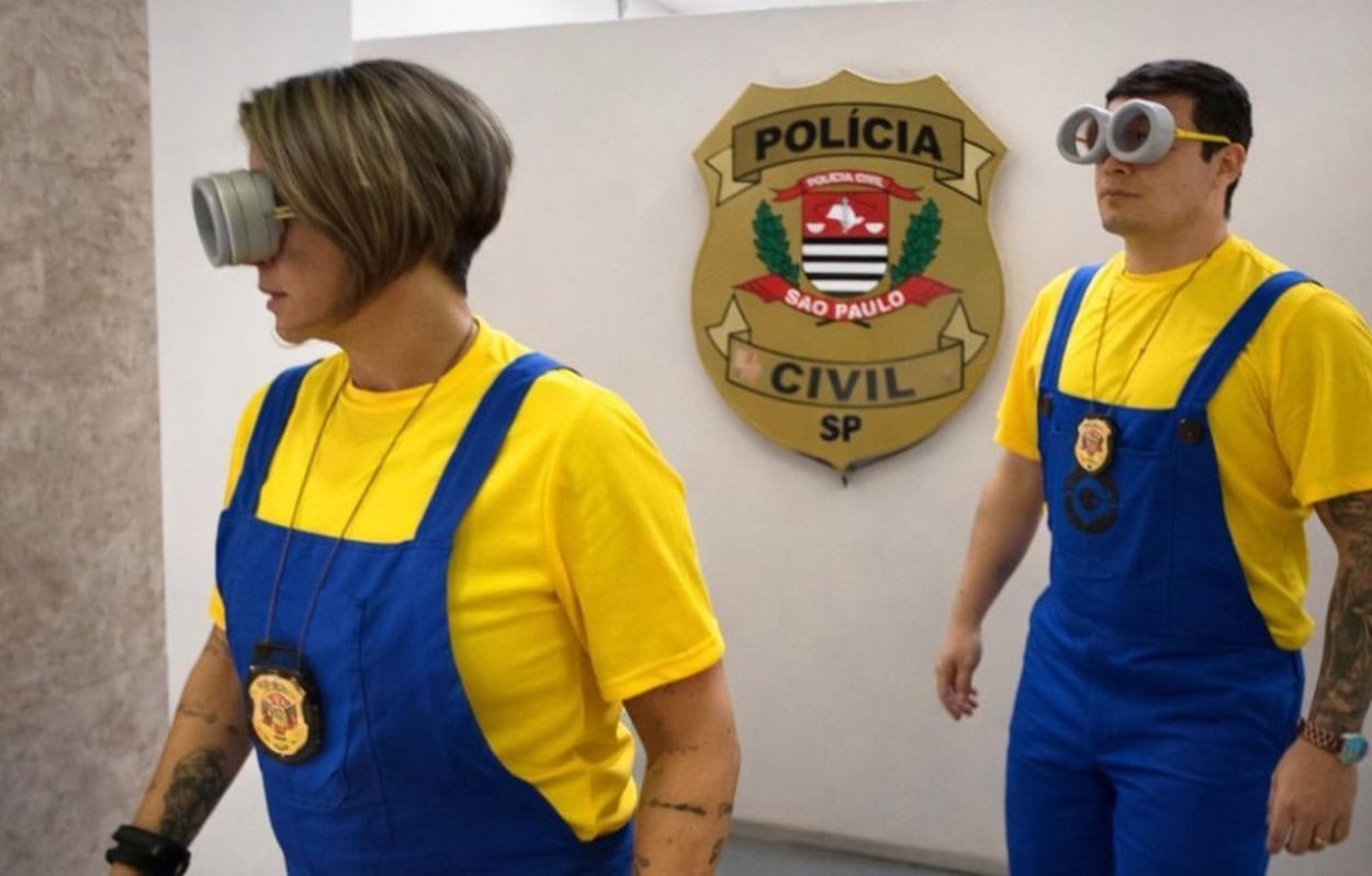 Policiais disfarçados de ‘Minions’ prendem 4 em operação no Carnaval de SP